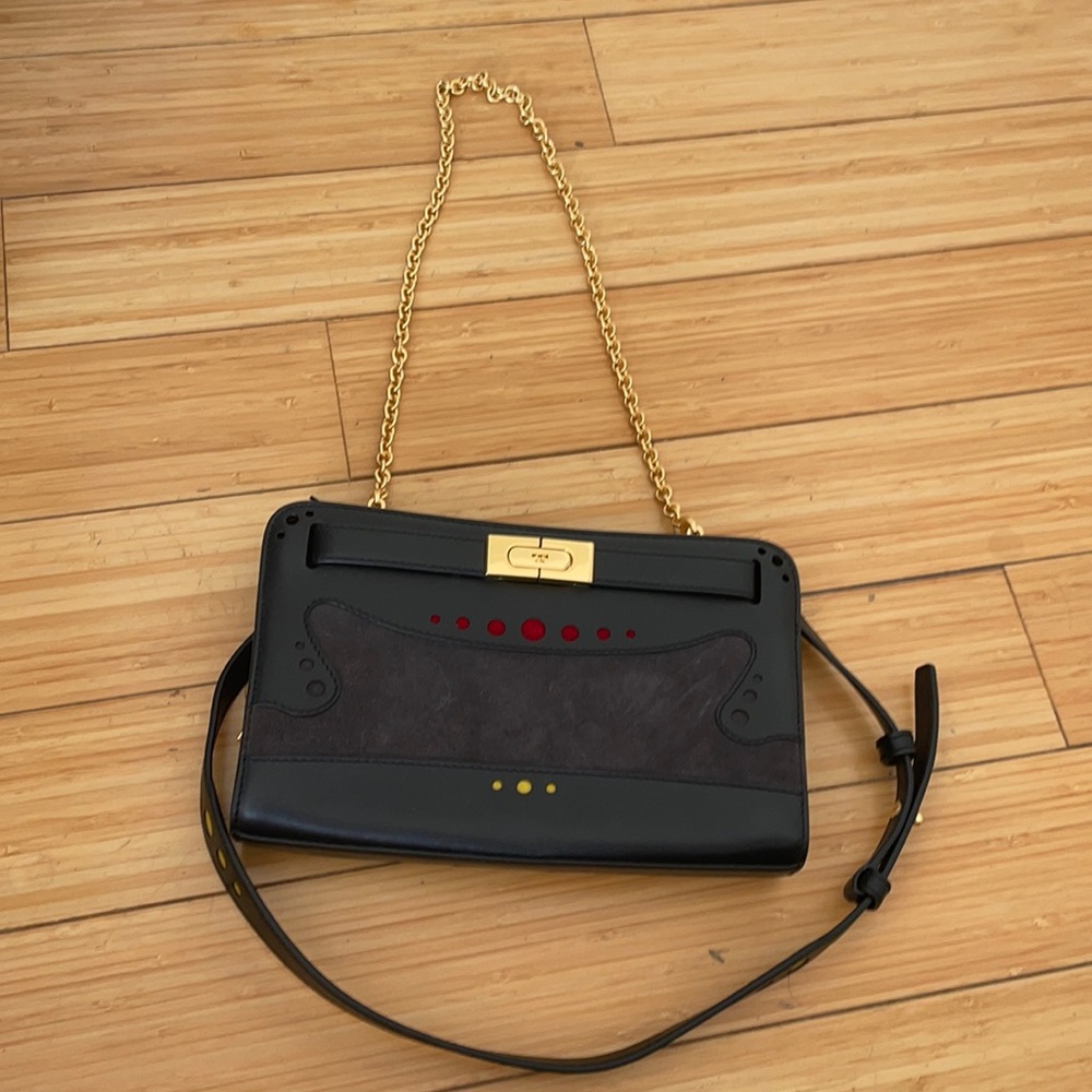 One of a Kind Tory Burch Lee Radziwill Shoulder Bag